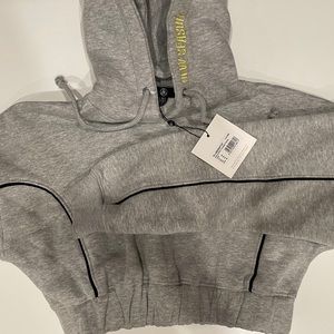 Missguided cropped hoodie